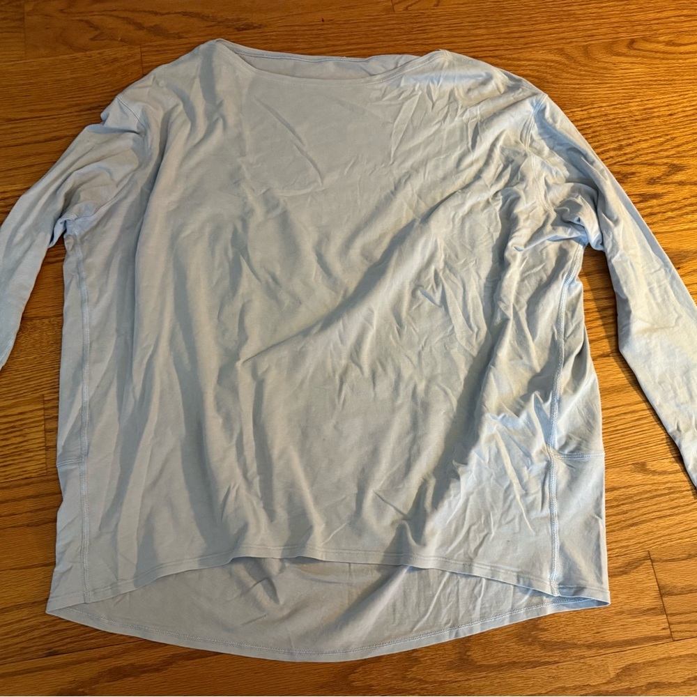 Lululemon Light Blue Long Sleeve Top